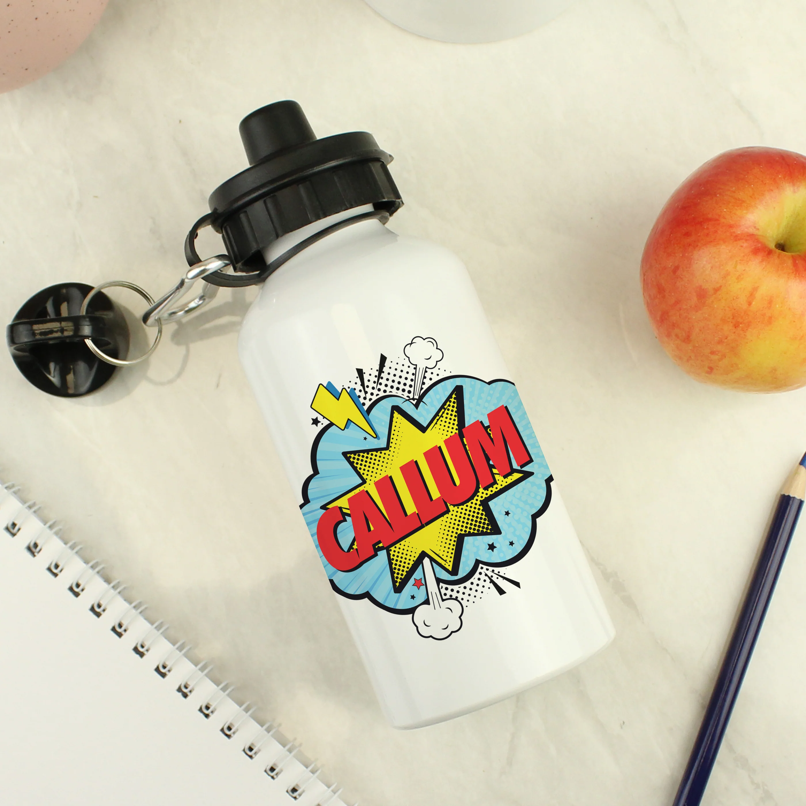 Personalised Super Hero Drinks Bottle - Image 3