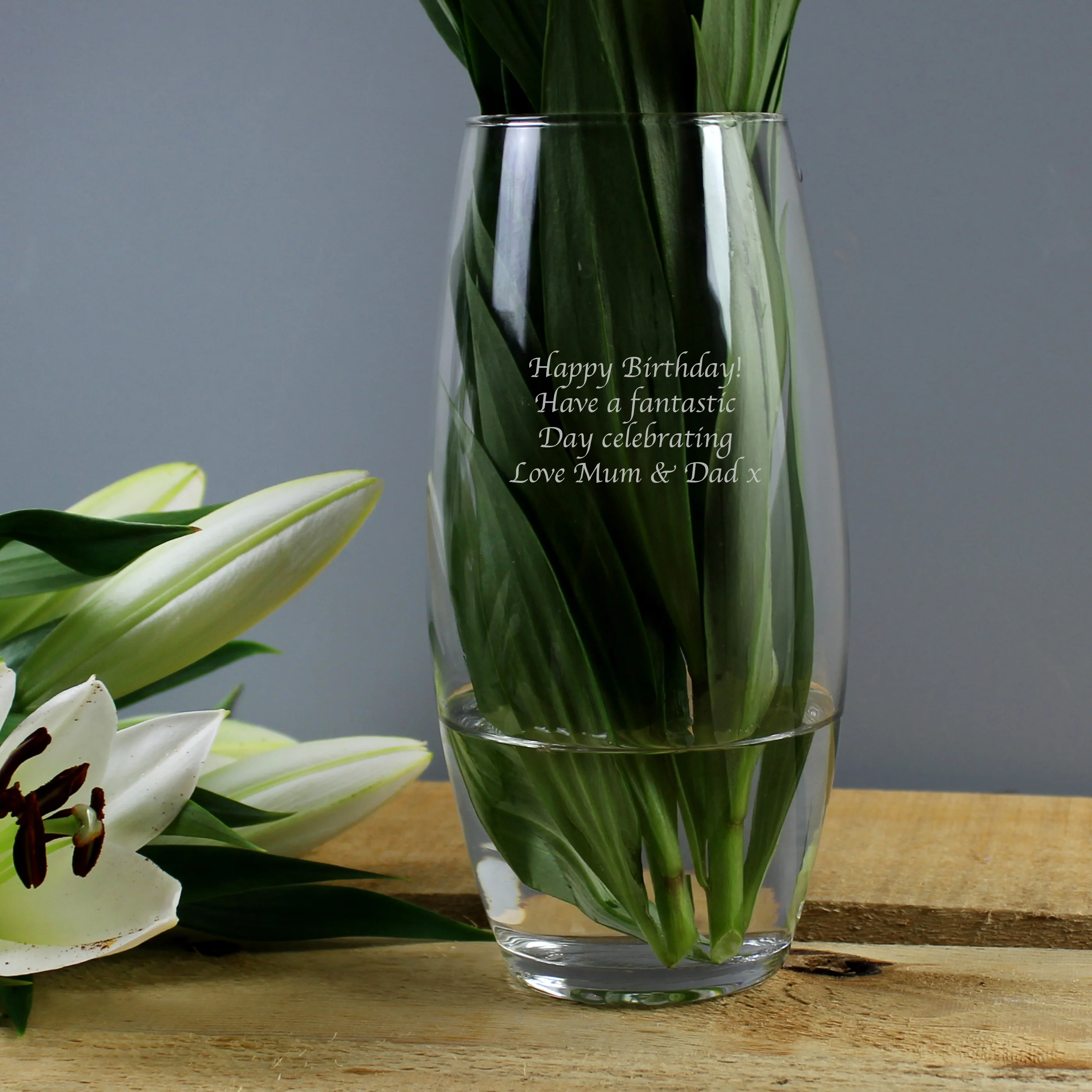 Personalised Tapered Bullet Vase - Image 4