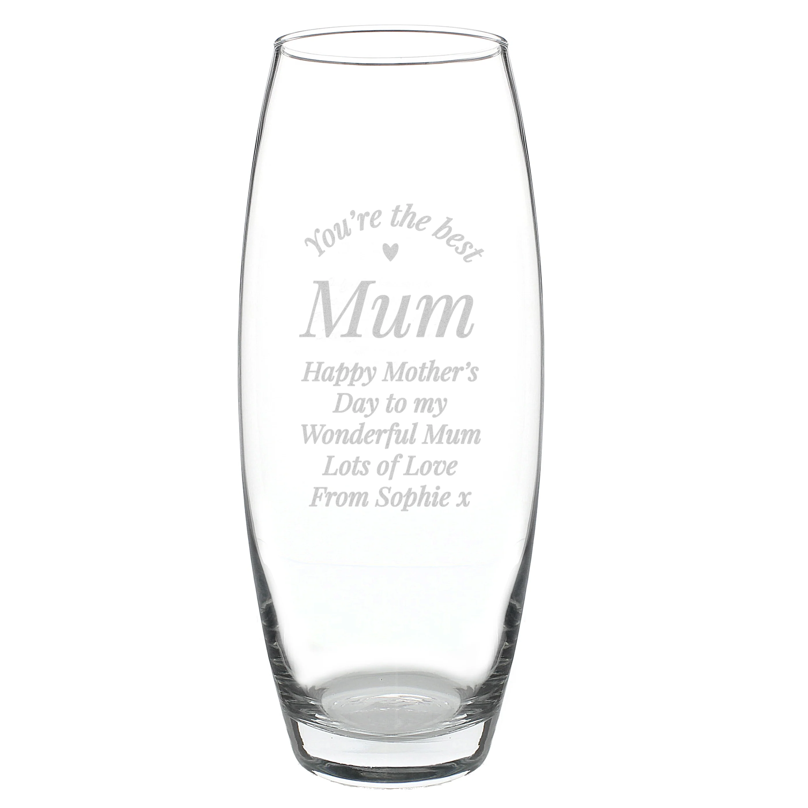 Personalised You Are The Best Bullet Vase - Image 2