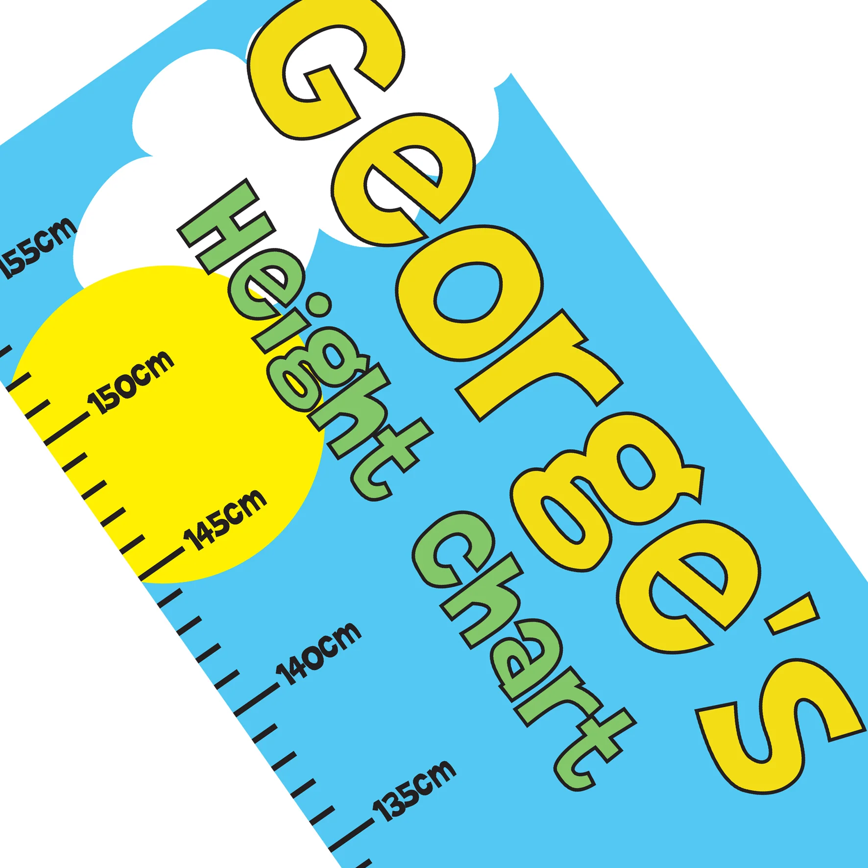 Personalised Zoo Height Chart - Image 4