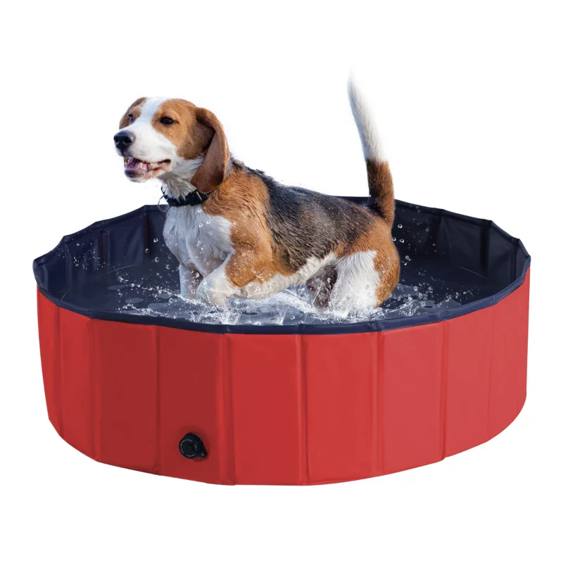Foldable Pet Paddling Pool Swimming Indoor/Outdoor Collapsible - Image 2