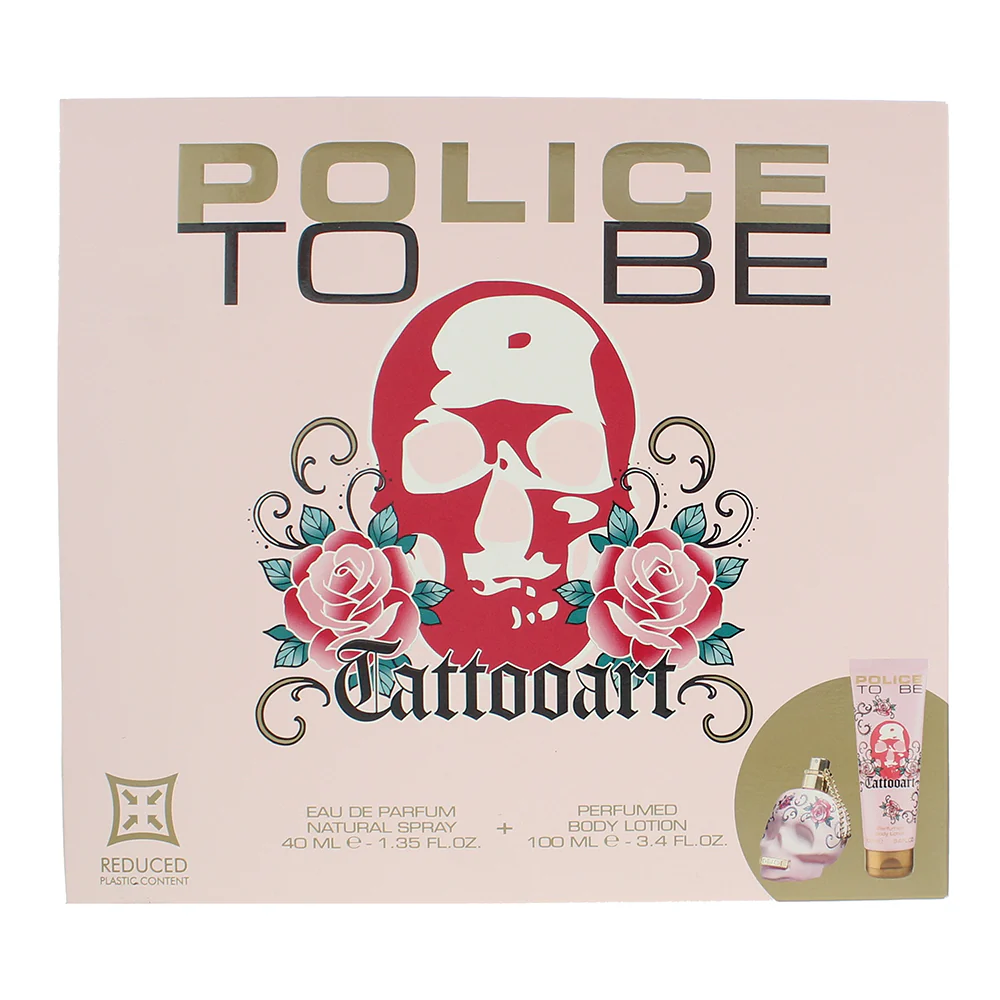 Police To Be Tatto Art 2 Piece Gift Set: Eau De Parfum 40ml - Body Lotion 100ml - Image 3