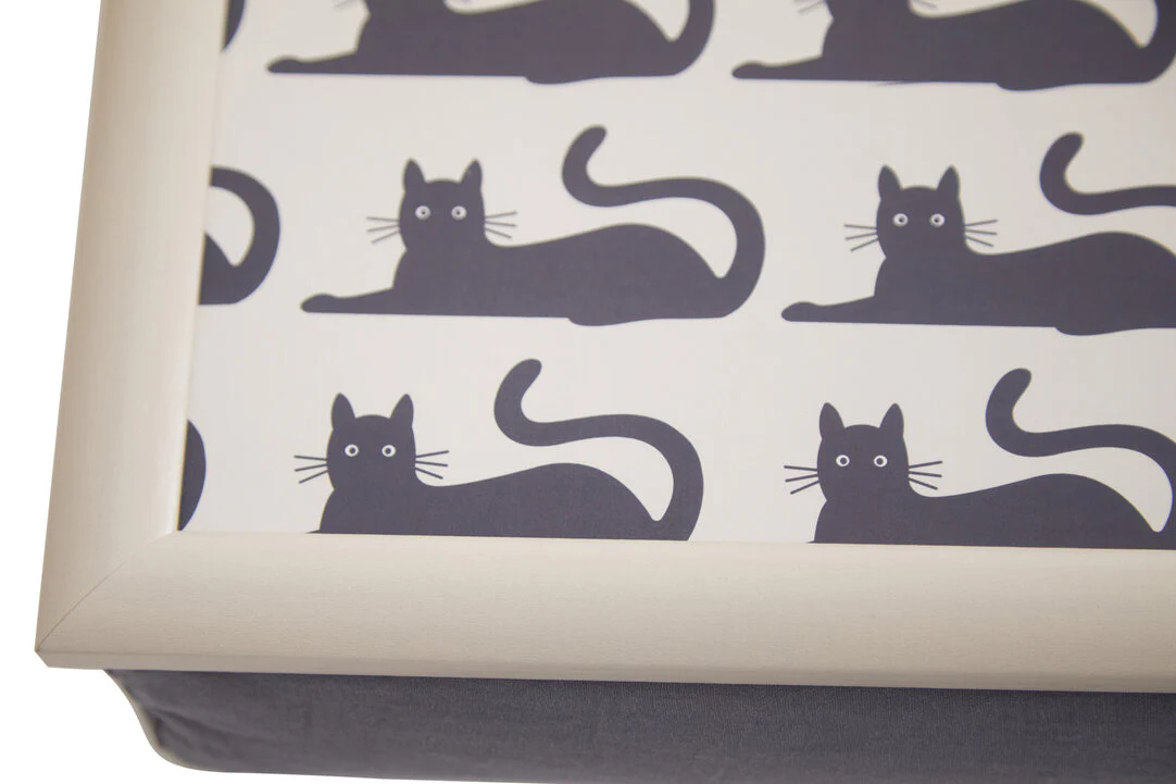 Portada Black Cat Lap Tray with Ipad Holder - Image 8