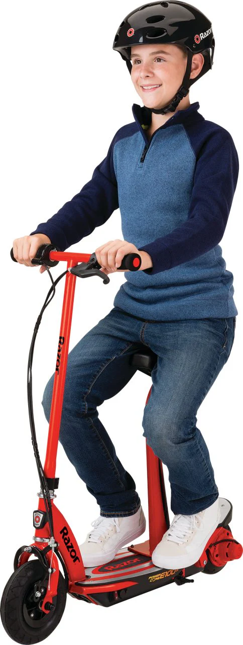 PowerCore E100S 24 Volt Scooter - Red - Image 7