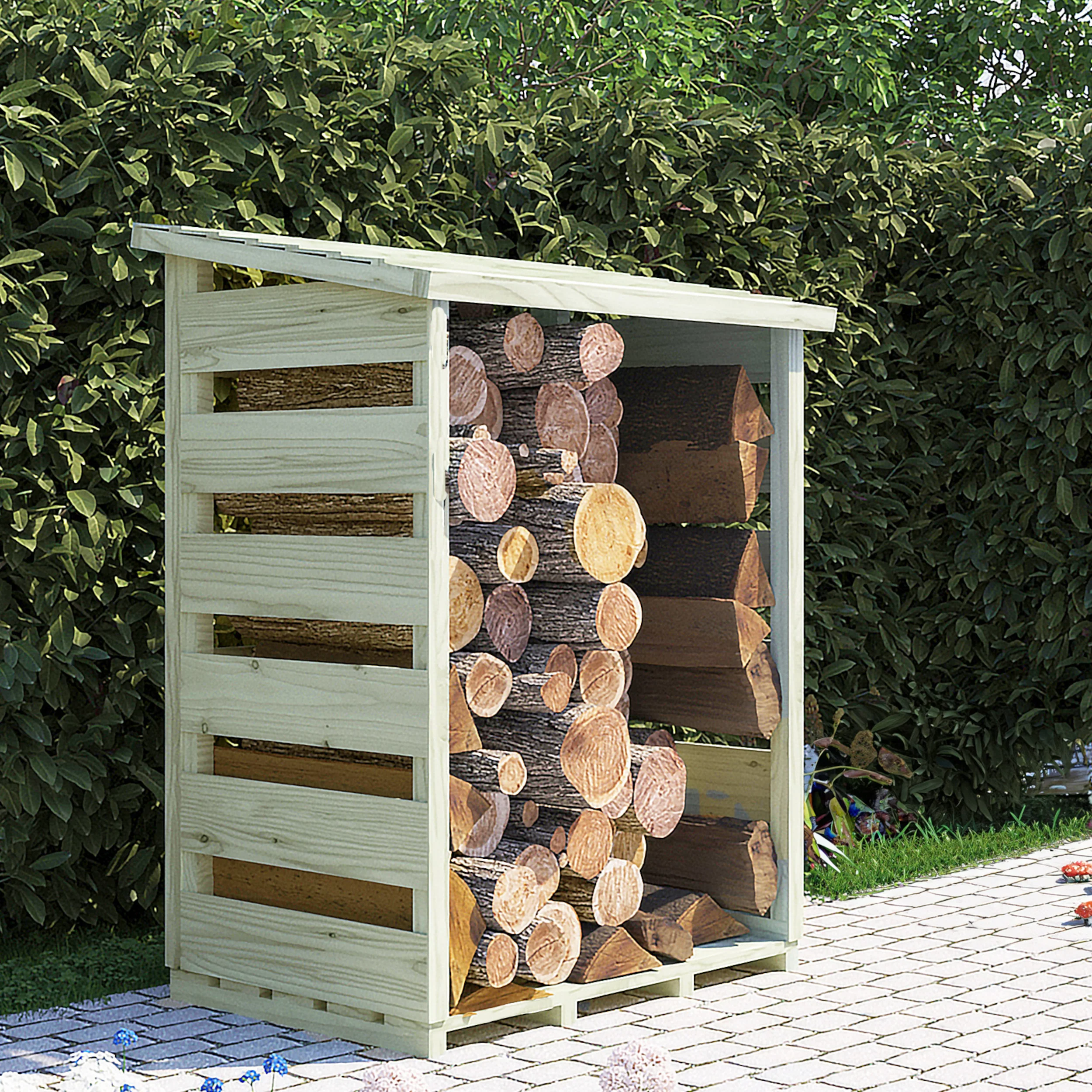 Pressure Treated Log Store - Image 2