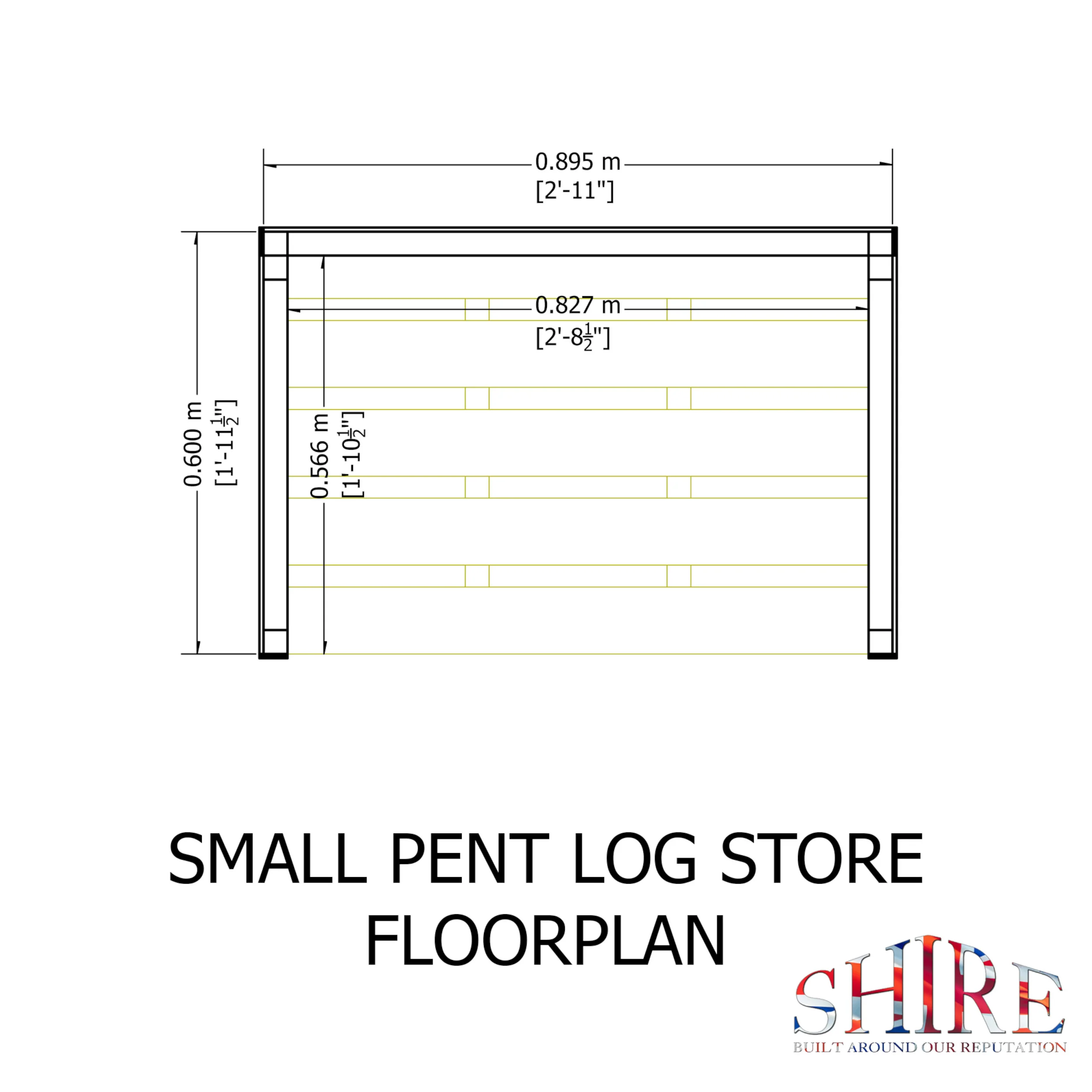Pressure Treated Log Store - Image 8