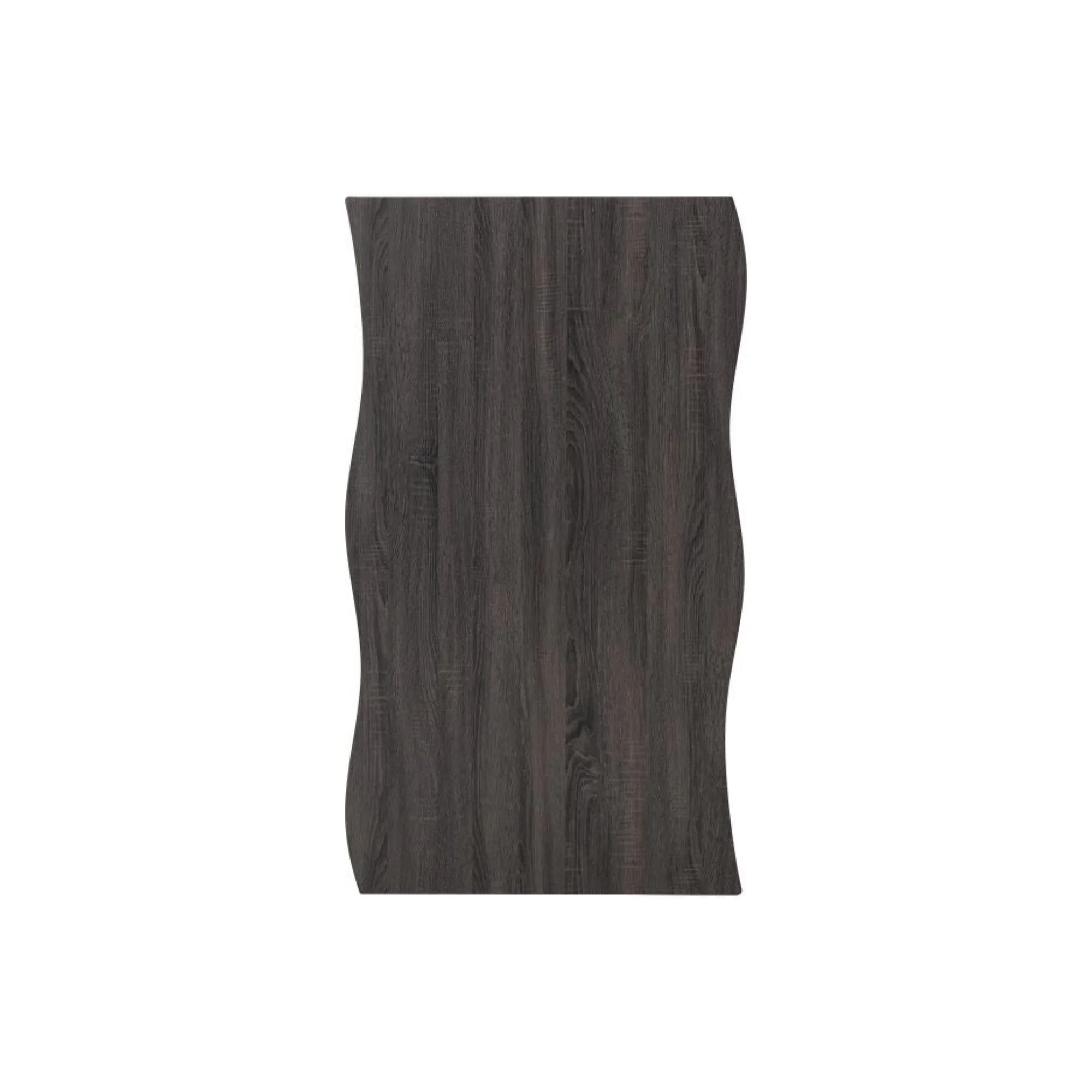 QUEBEC WAVE EDGE DINING TABLE - BLACK WOOD GRAIN - Image 5