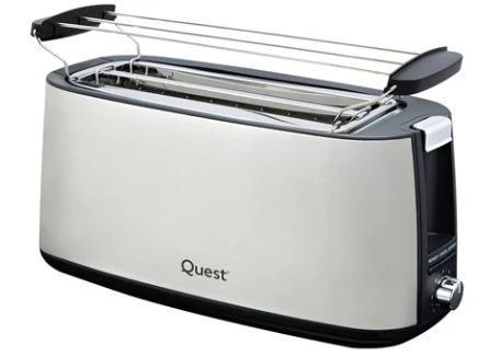 Quest Stainless Steel 4 Slice Toaster - Image 2