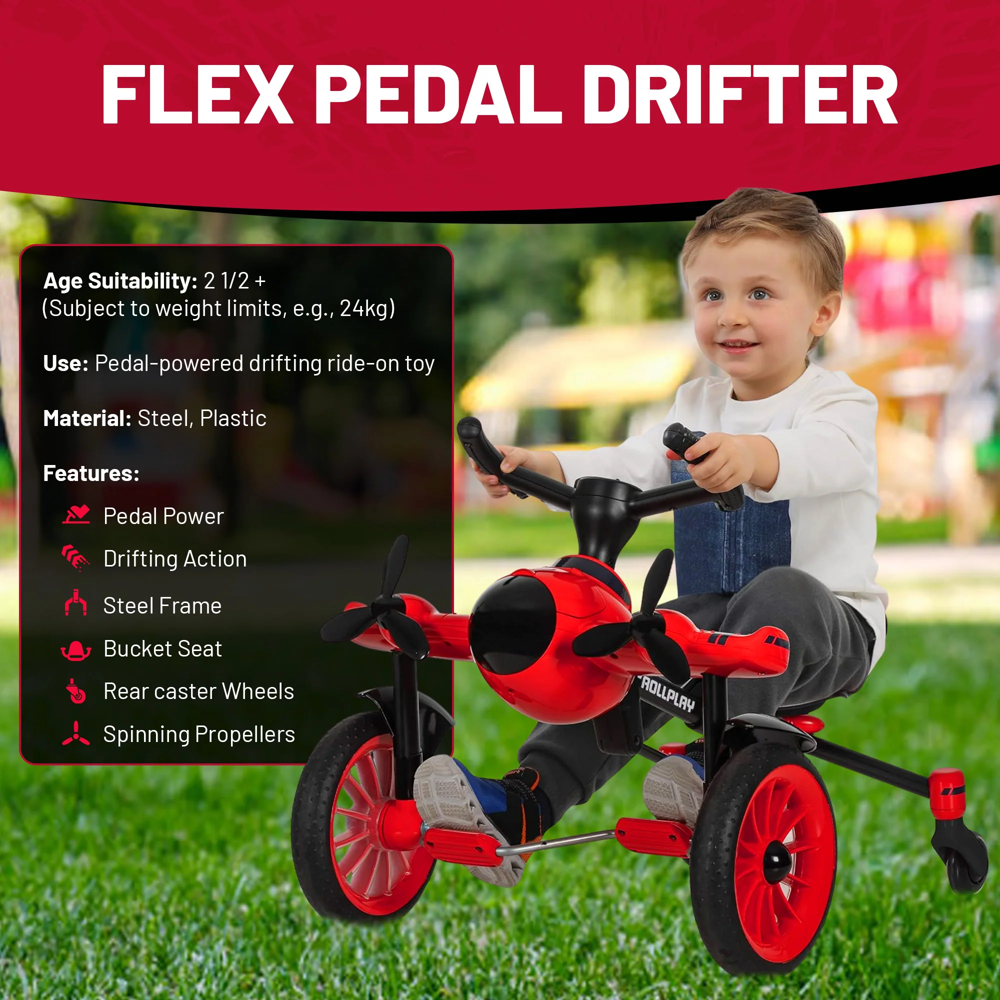Rollplay Flex Pedal Drifter - Image 2