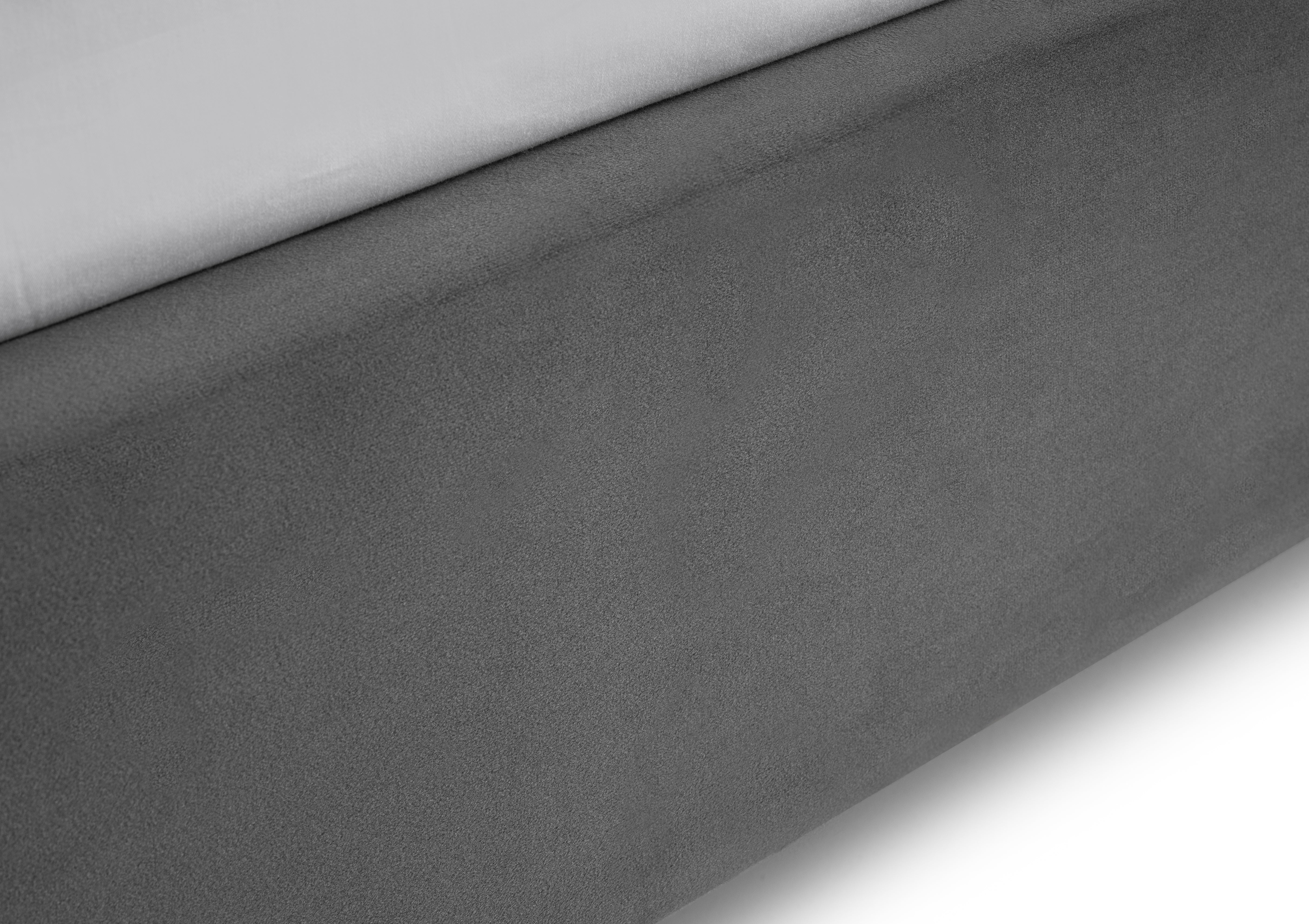 Rosa 150cm King Bed - Grey - Image 3