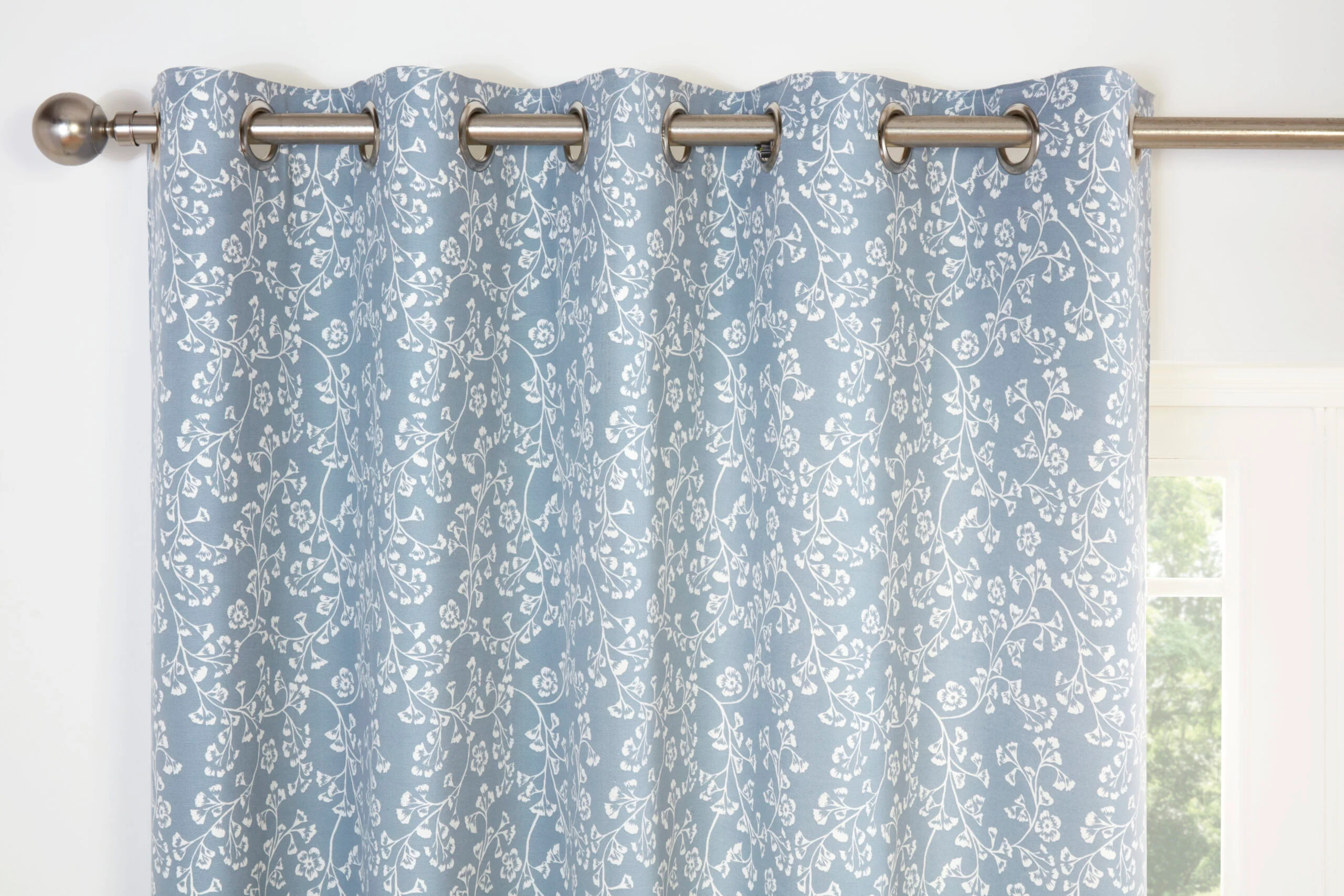 SADE BLUE POLYESTER FILLED CUSHION - Image 3