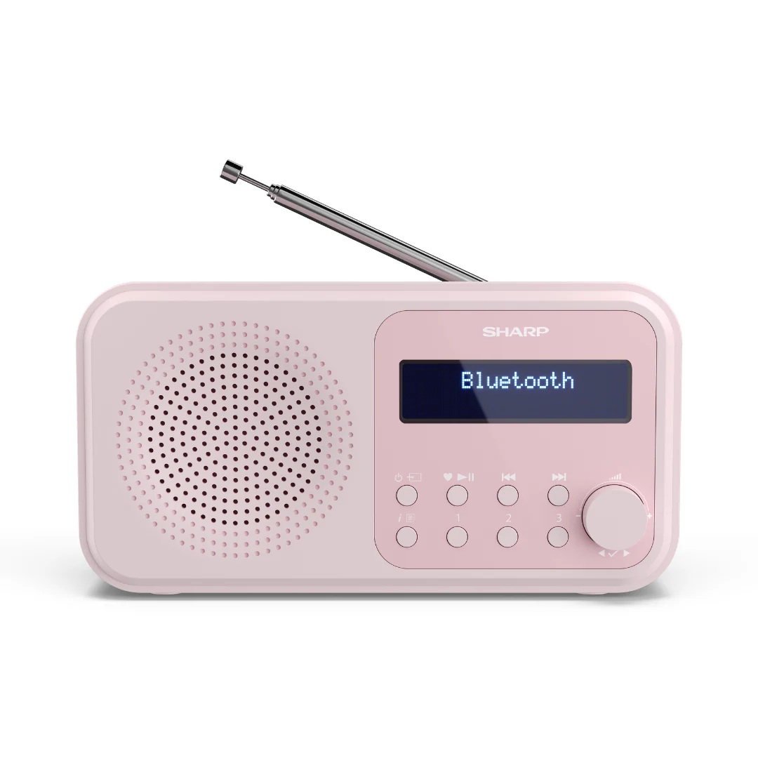 Sharp Tokyo Portable Radio - Blossom Pink - Image 3