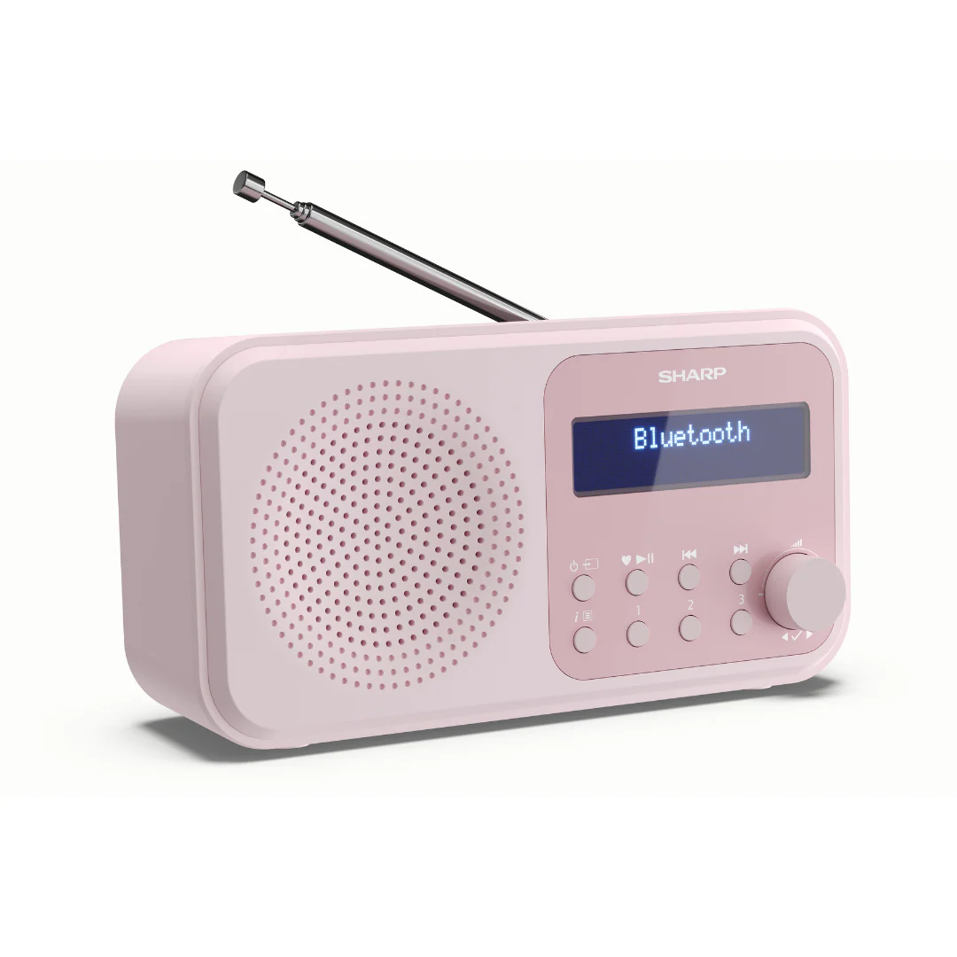Sharp Tokyo Portable Radio - Blossom Pink - Image 4