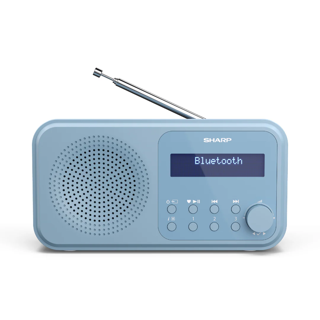 Sharp Tokyo Portable Radio - Steel Blue - Image 3