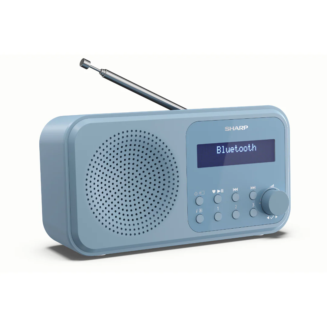 Sharp Tokyo Portable Radio - Steel Blue - Image 4