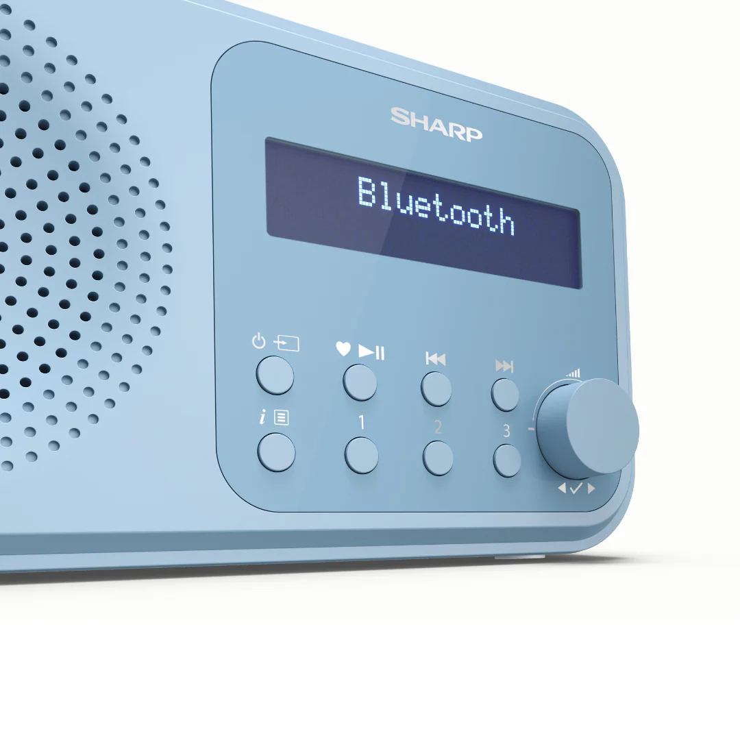 Sharp Tokyo Portable Radio - Steel Blue - Image 6
