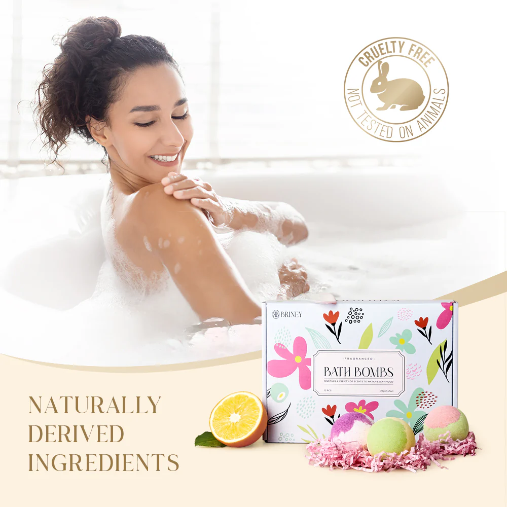 Sheonly 12Pcs DIY Three-Layered Bath Bombs - Image 8