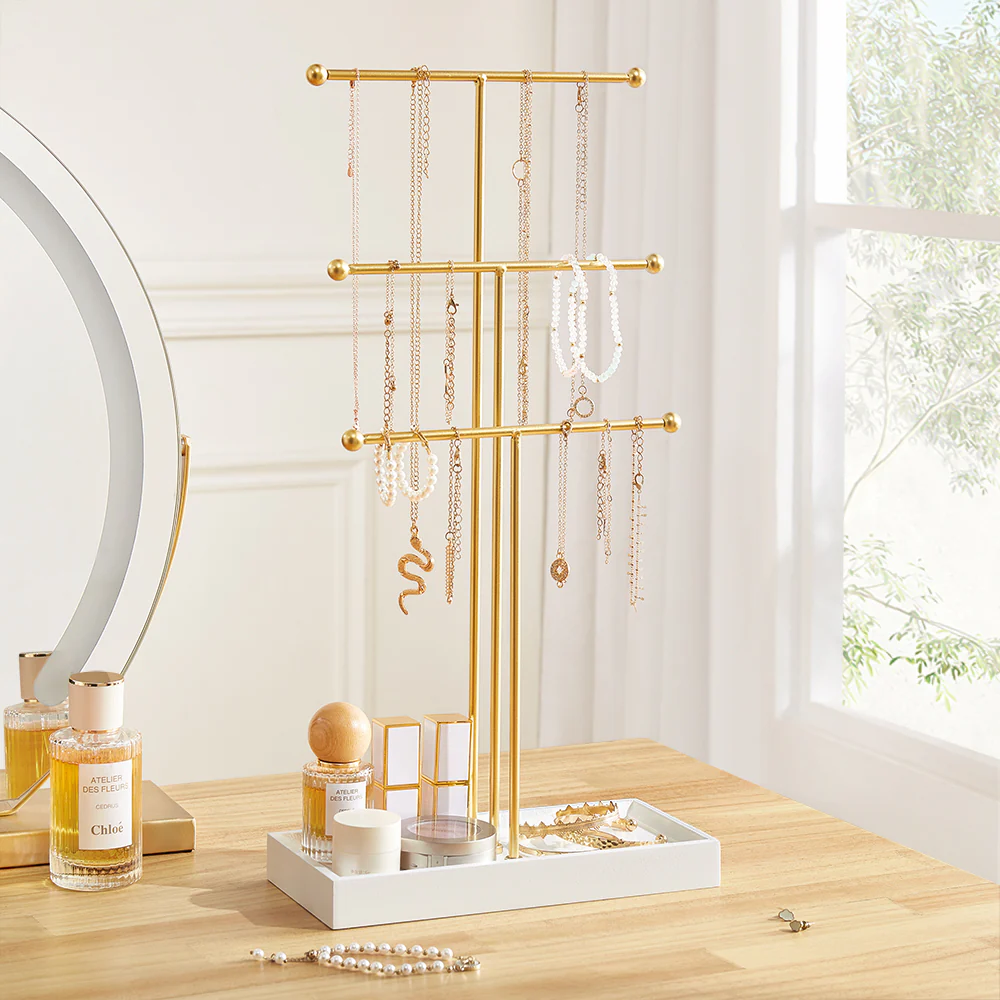 Sheonly 3-Tier Jewelry Display Stand - Image 2