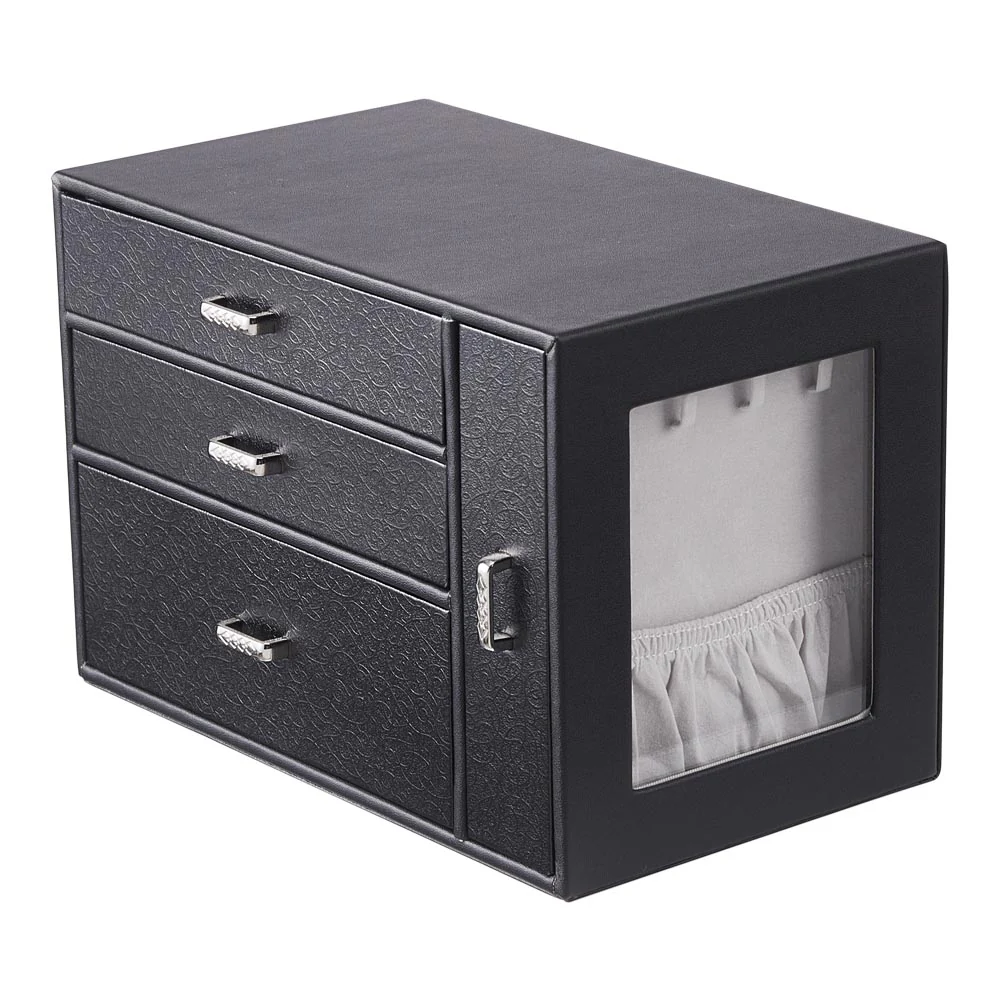 Sheonly Jewellery Box Organizer With Display Window - Image 4