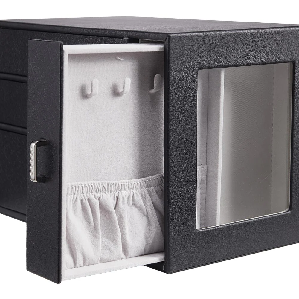 Sheonly Jewellery Box Organizer With Display Window - Image 7
