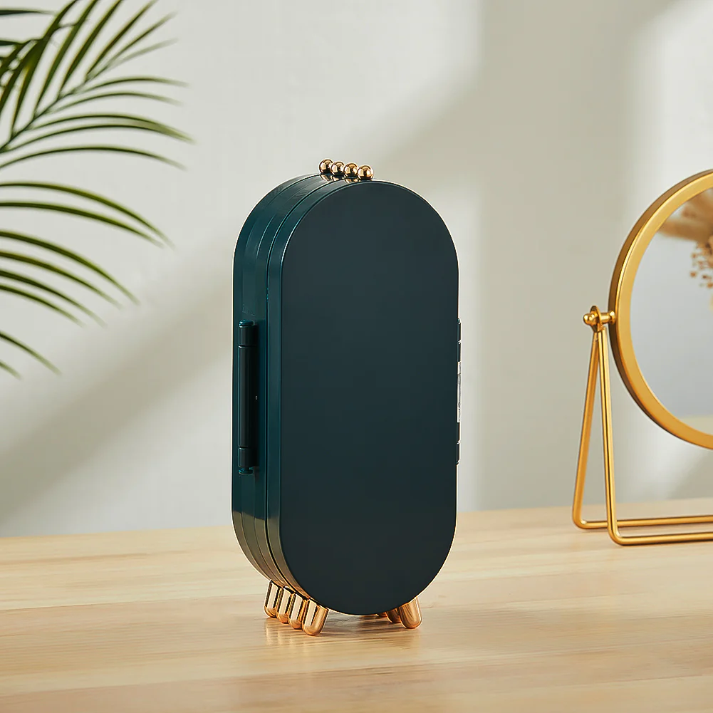 Sheonly Portable Dustproof Jewellery Box with Mirror - Image 2