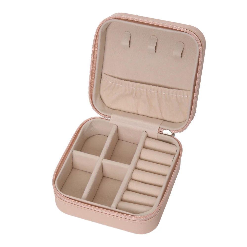 Sheonly Portable Small Faux Leather Jewellery Box - Image 4