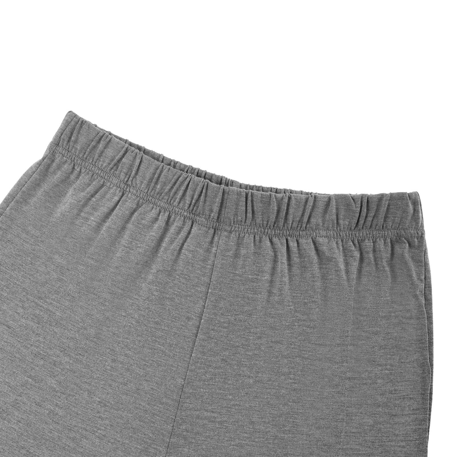 Short Sleeve Loungewear Set Grey - Image 7