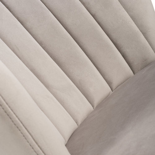 Sigma Brushed Velvet Mink Bar Stool - Image 7