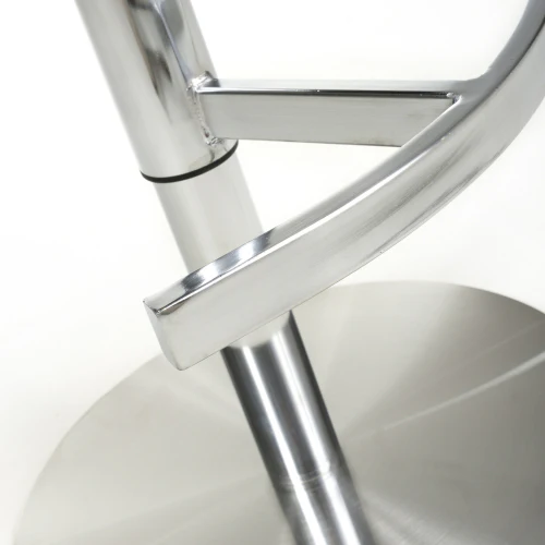 Sigma Brushed Velvet Mink Bar Stool - Image 9
