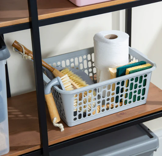 Single Large Handy Basket Grey - Image 3
