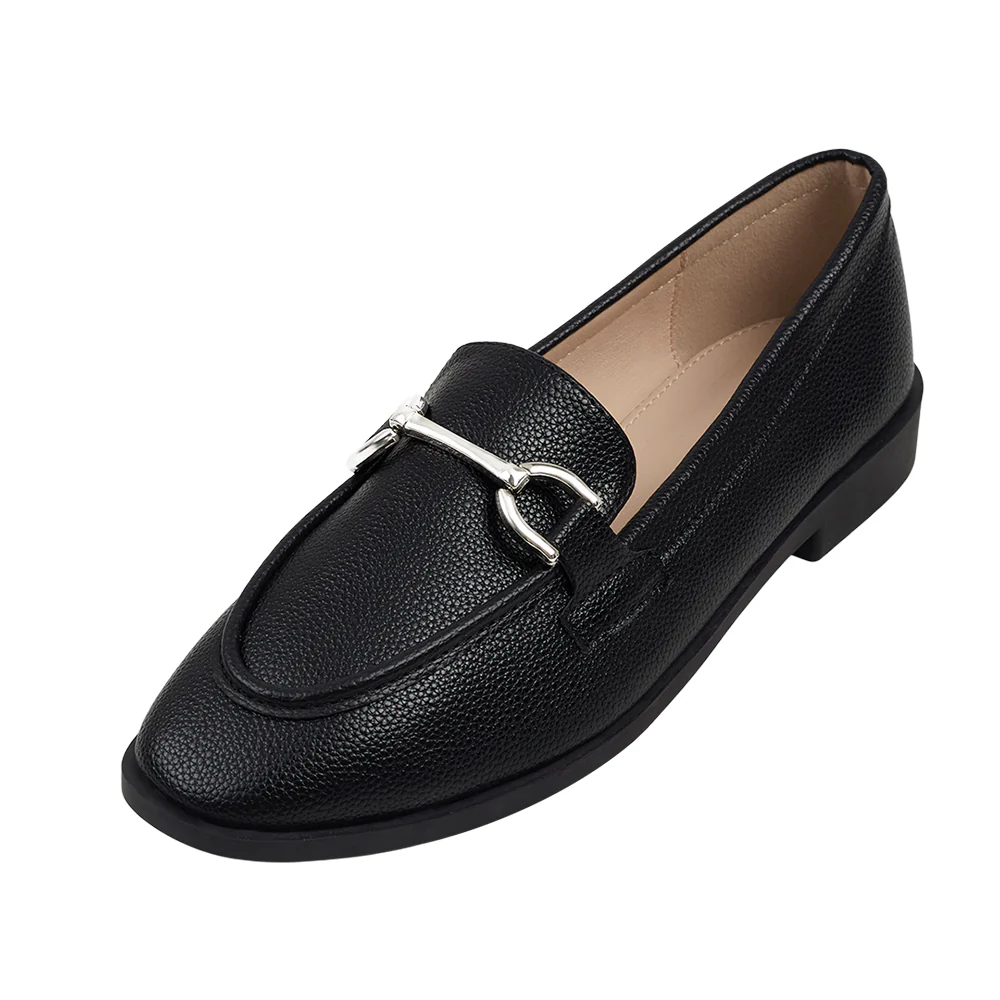 Slip-On PU Leather Horsebit Loafers - Image 4