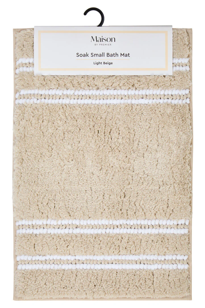 Soak Small Light Beige Bath Mat - Image 5
