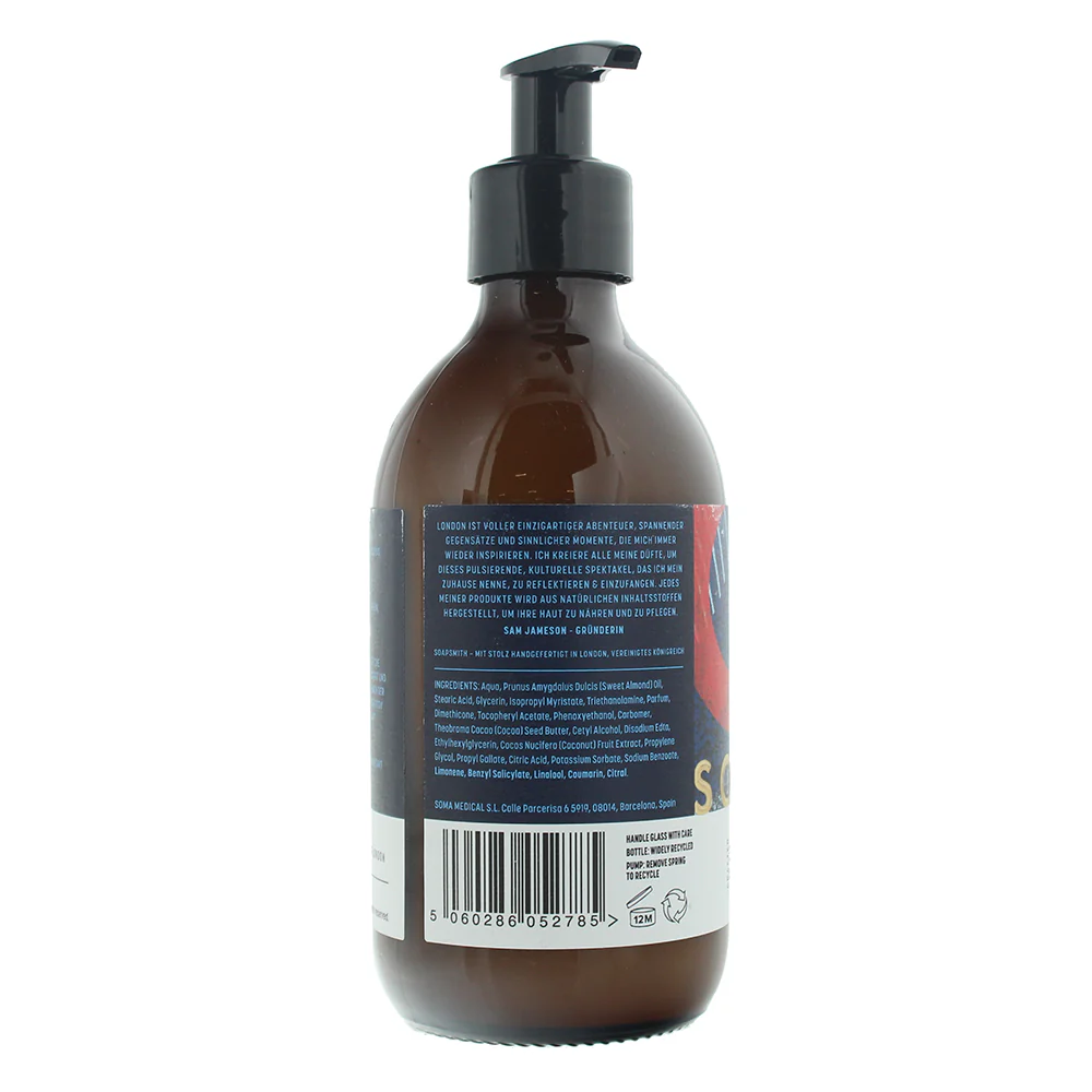 Soapsmith Camden Town Hand & Body Lotion 300ml - Image 2