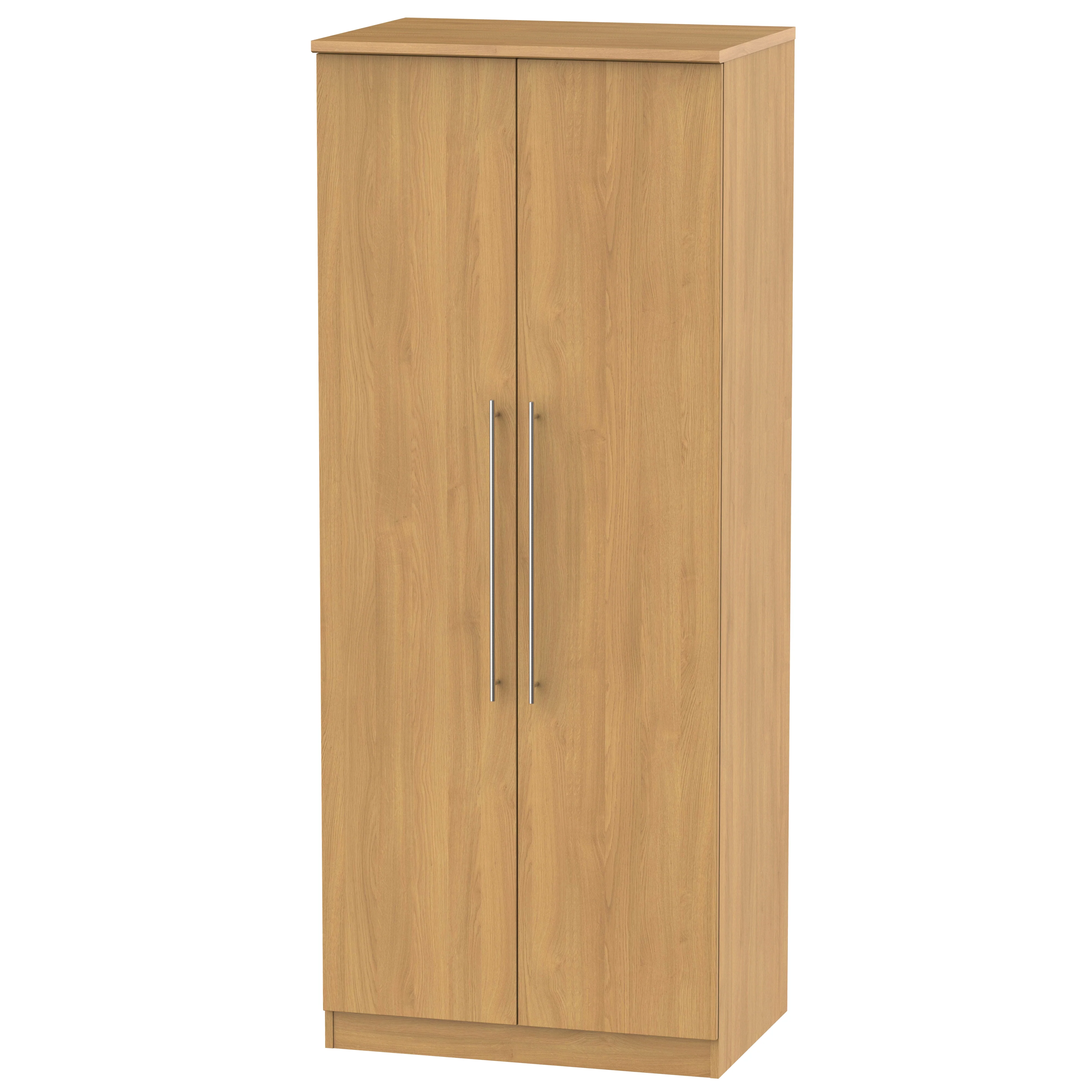 Sofia Ready Assembled 2 Door Wardrobe in Modern Oak - Image 8