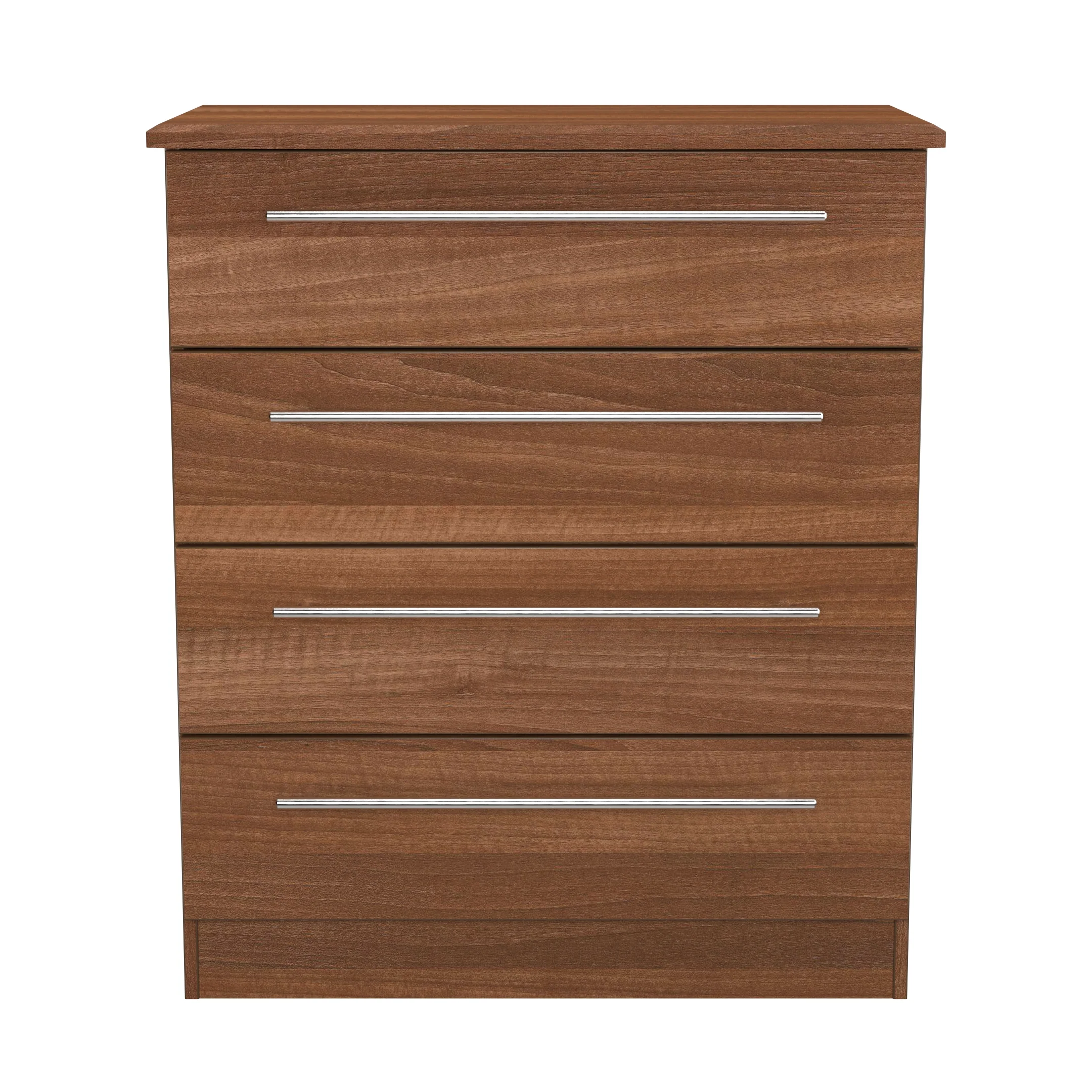 Sofia Ready Assembled 4 Drawer Chest in Noche Walnut - Image 2
