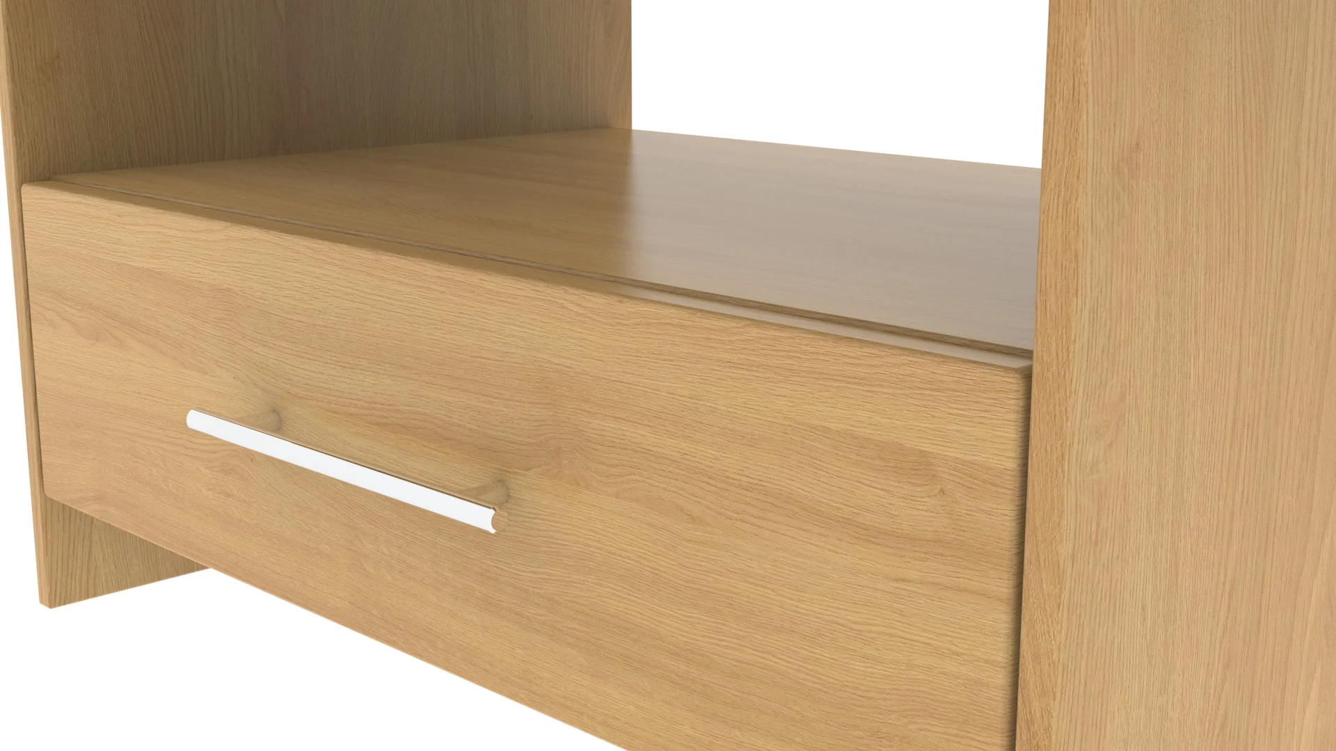 Sofia Ready Assembled Bottom Drawer Coffee Table in Modern Oak - Image 11