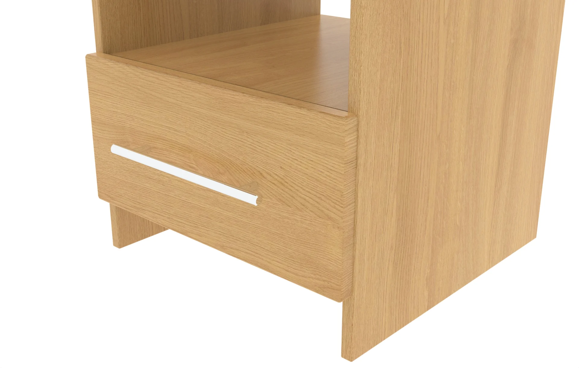 Sofia Ready Assembled Bottom Drawer Lamp Table in Modern Oak - Image 8