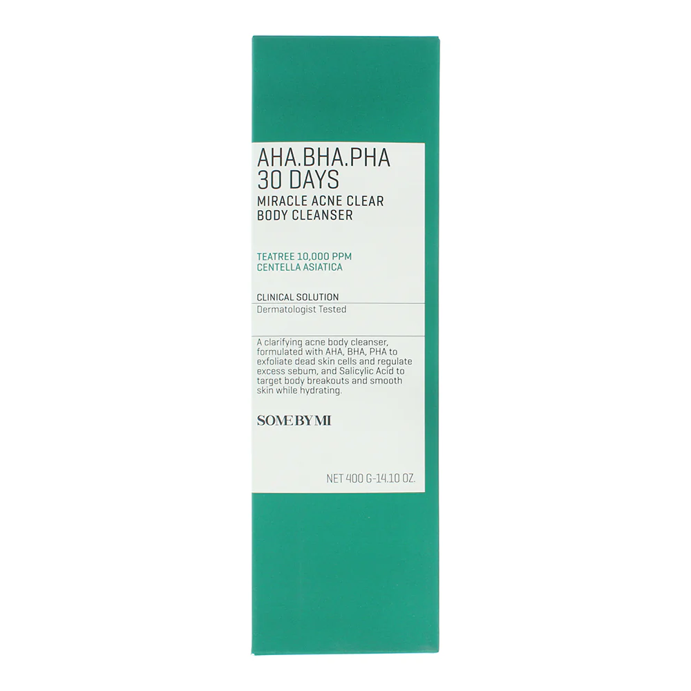 Some By Mi Body  30 Days AHA, BHA, PHA Miracle Acne Clear Body Cleanser 400ml - Image 3