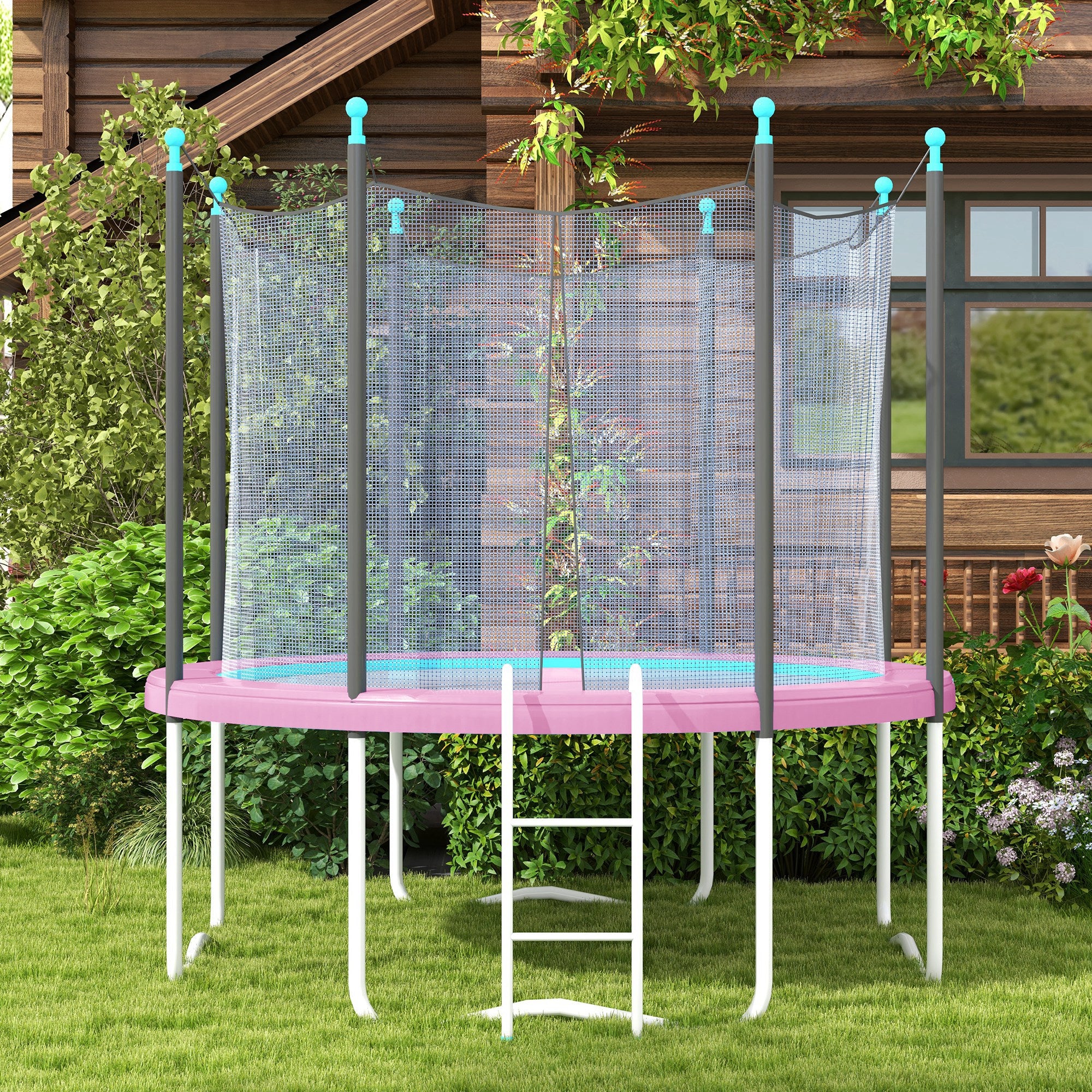 SPORTNOW 8FT Trampoline Pad Spring Cover, Waterproof - Image 16