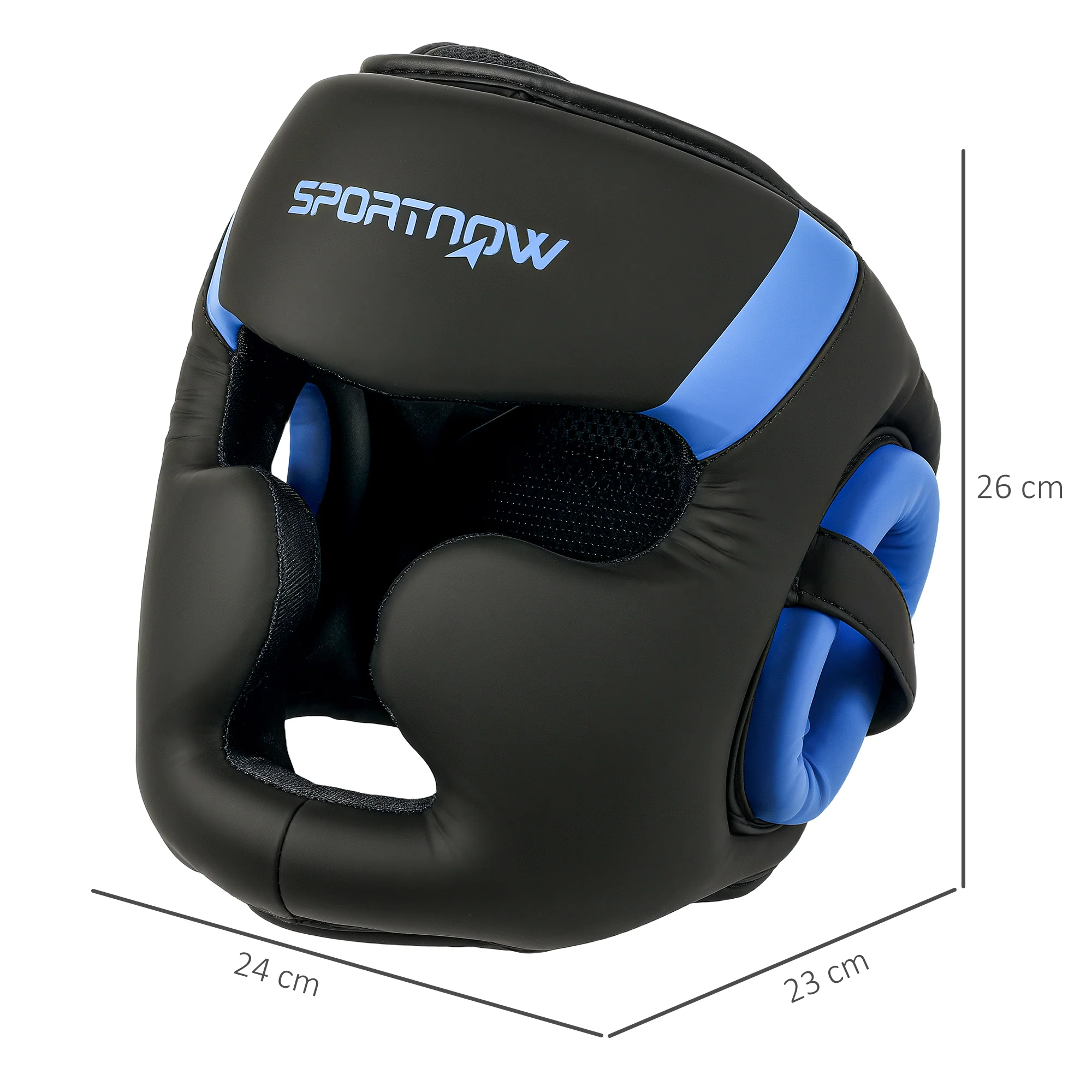 SPORTNOW Boxing Headguard W/ Adjustable Strap For Sparring Kickboxing - Image 5