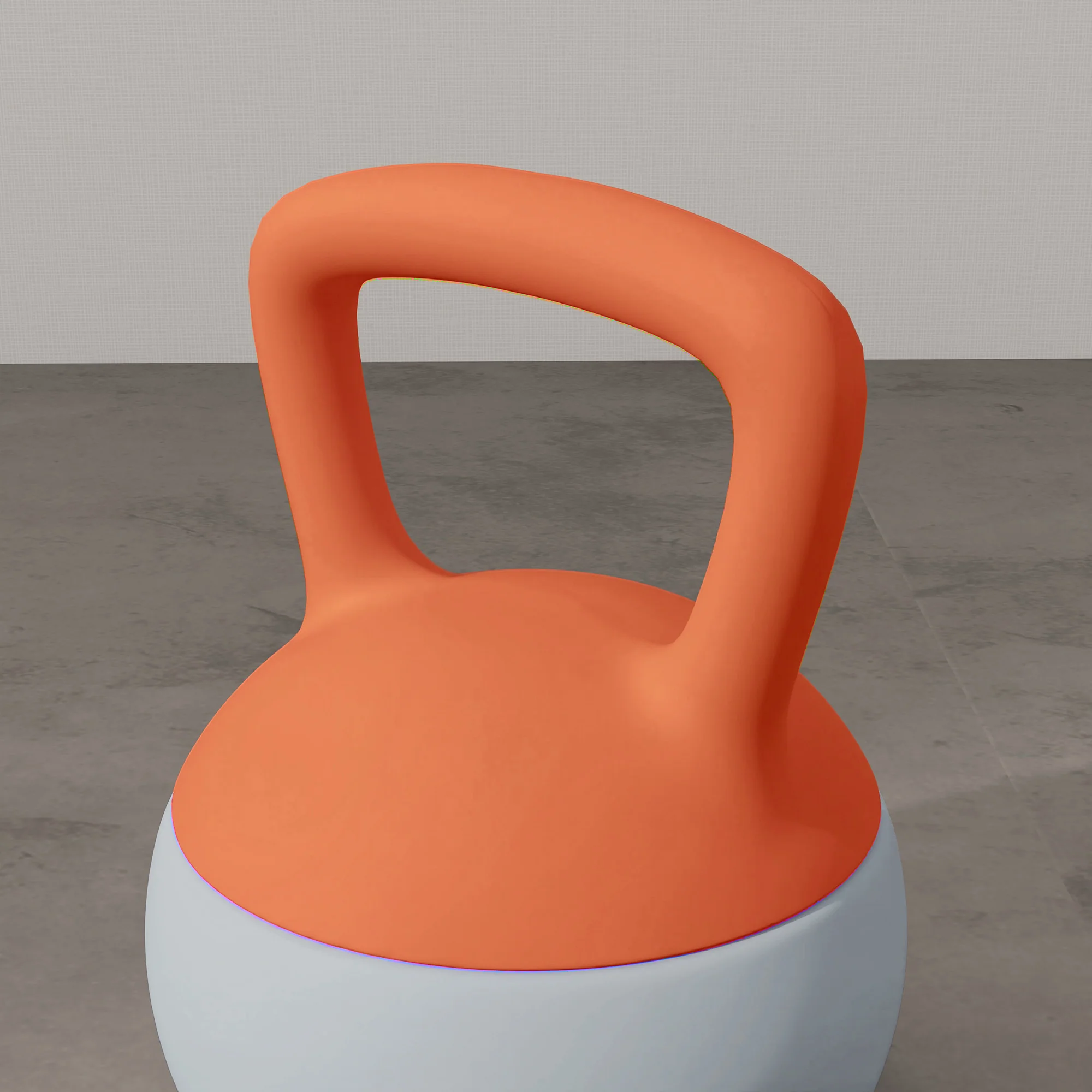 SPORTNOW Kettlebell W/ Soft Body And Non-Slip Handle, Orange And Grey - Image 36