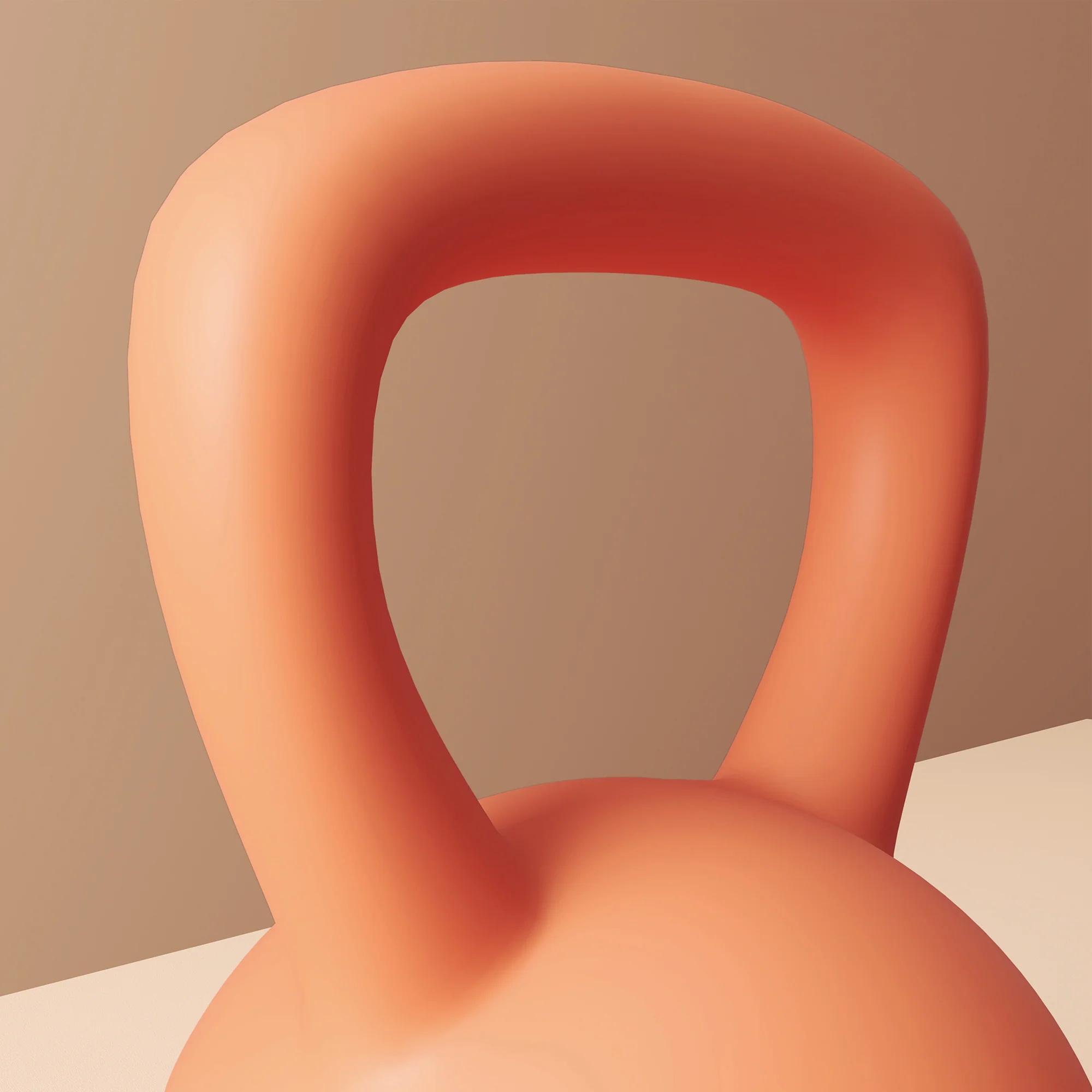 SPORTNOW Kettlebell W/ Soft Body And Non-Slip Handle, Orange And Grey - Image 9