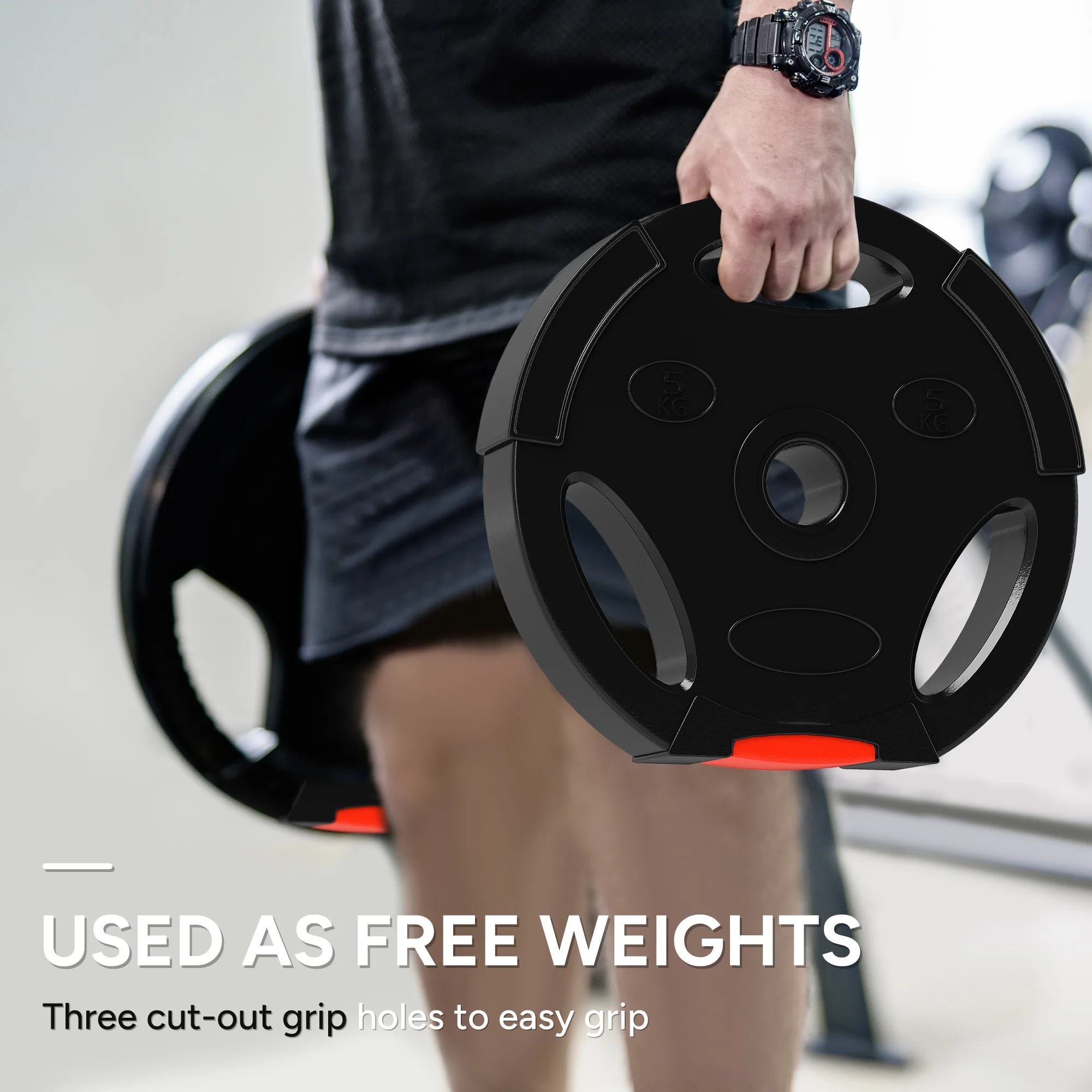 SPORTNOW Olympic Weight Plates Set For Home Gym - Image 21