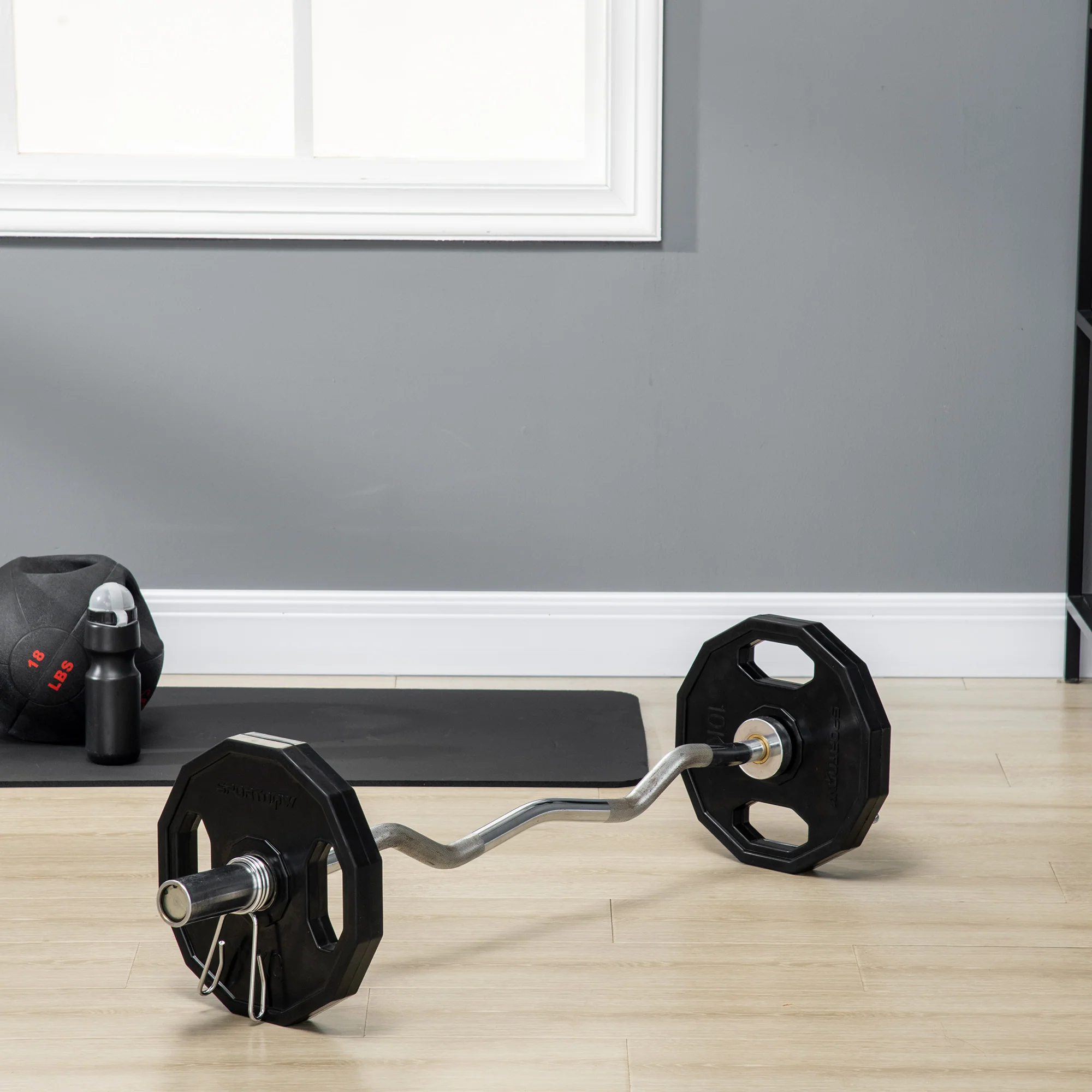 SPORTNOW Olympic Weight Plates Set With 2inch - 5cm Holes For Home Gym - Image 17