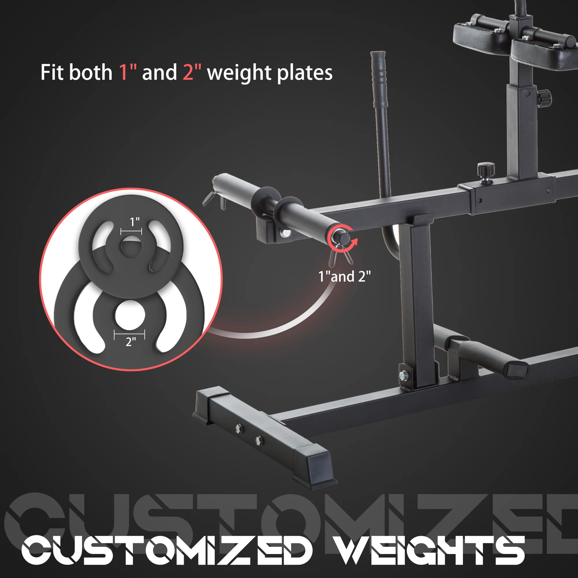 SPORTNOW Seated Adjustable Leg Extension Machine With Plate Loaded - Image 7