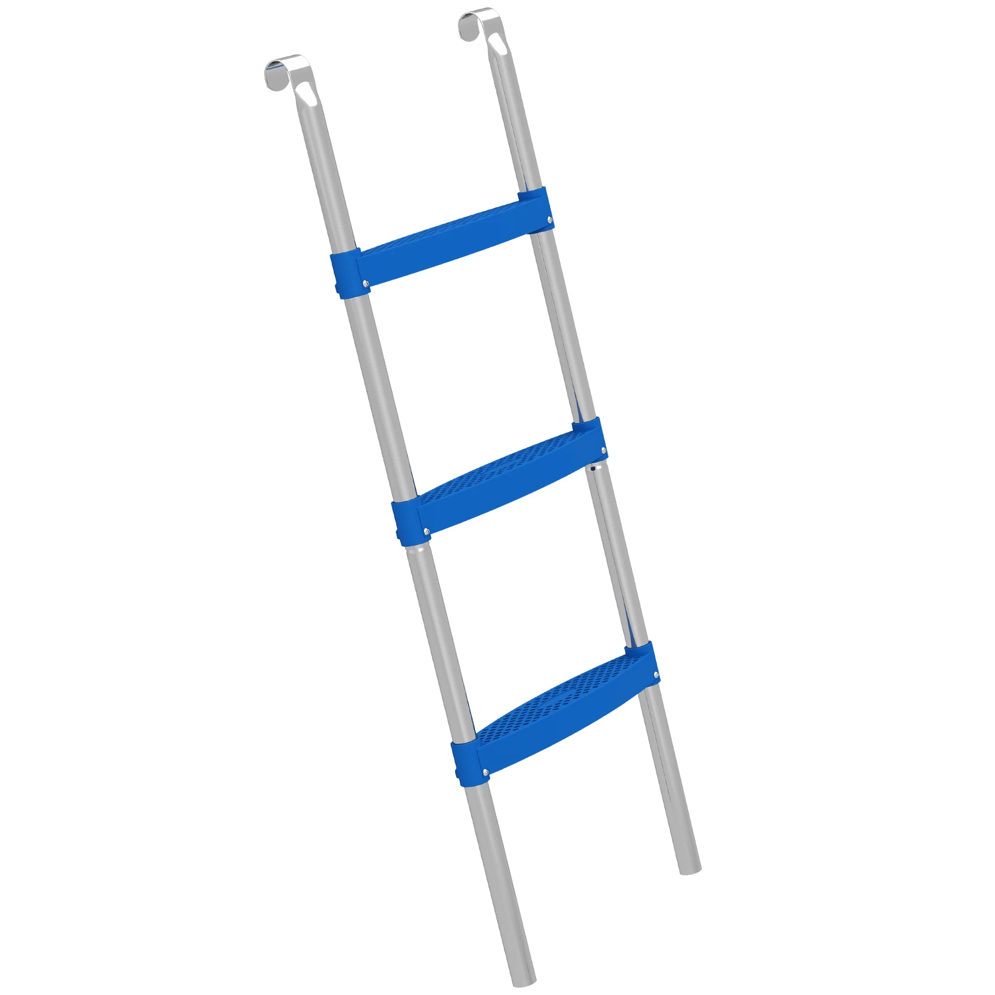 SPORTNOW Trampoline Ladder with Horizontal Wide Steps, Blue - Image 10