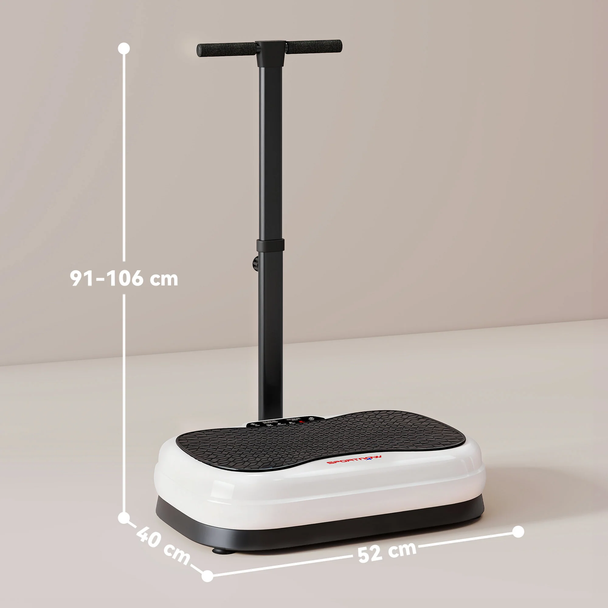 SPORTNOW Vibration Plate with Adjustable Handle, Auto or Manual Speeds - Image 5