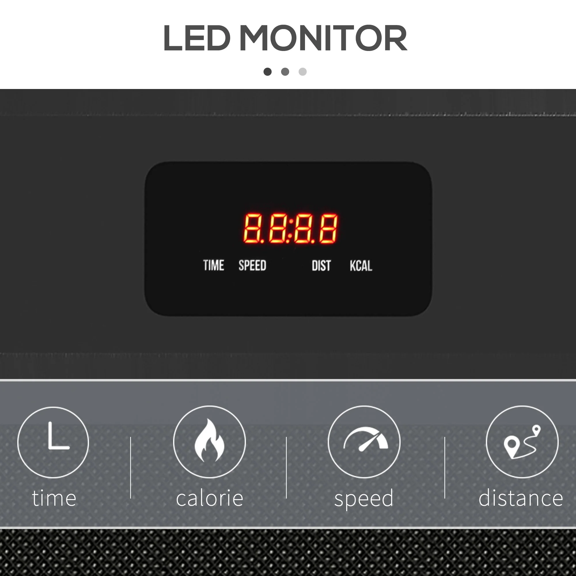 SPORTNOW Walking Pad, Under Desk Treadmill with Remote Control, LED Display - Image 4