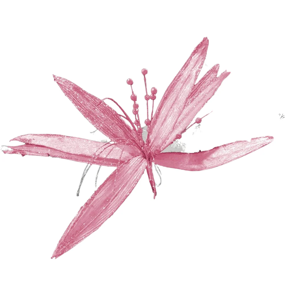 Christmas Sparkle Super Flower Decoration Glitter 45cm - Image 4