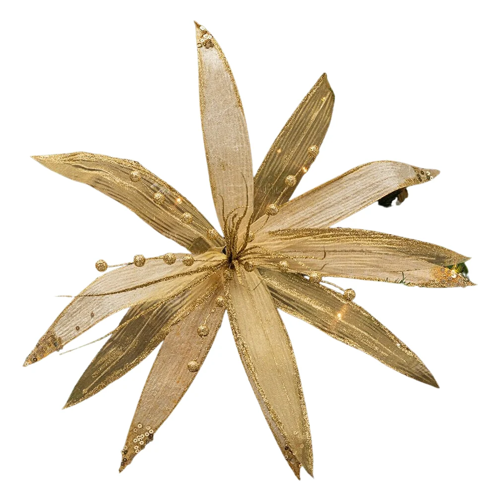 Christmas Sparkle Super Flower Decoration Glitter 45cm - Image 7